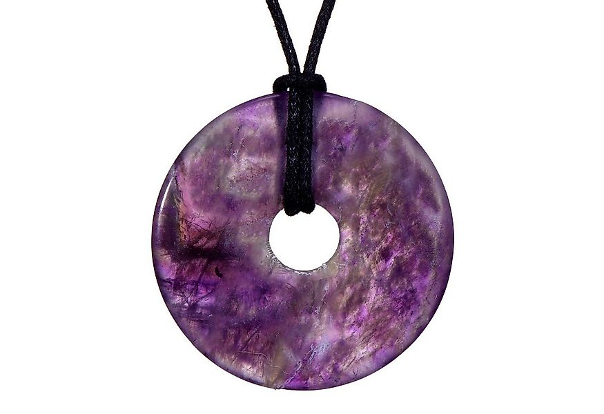 Morella Kette mit Anhänger Halskette 80 cm Donut Stein Anhänger (1-tlg), Da günstig online kaufen