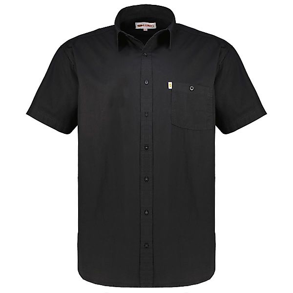 Kamro Freizeithemd aus Baumwolle Farbe schwarz Größe: 10XL günstig online kaufen