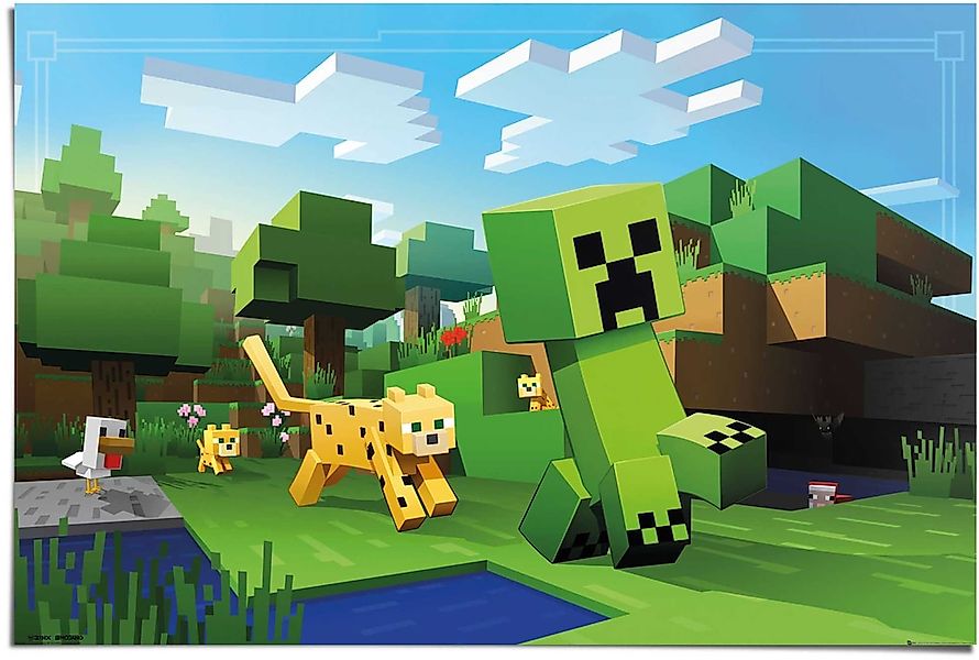Reinders Poster "Poster Minecraft" Spiele 1 Stk. tlg. günstig online kaufen