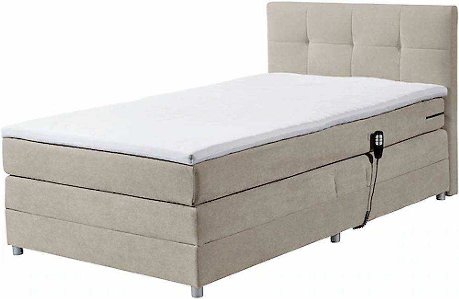 ED EXCITING DESIGN Boxspringbett »Toulouse B«, inkl. Motor günstig online kaufen