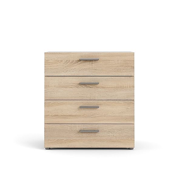 ebuy24 Petra Kommode mit 4 Schubladen Eiche Dekor günstig online kaufen