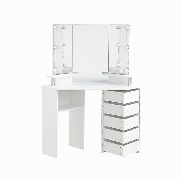 HOME DELUXE Schminktisch CANDICE - Weiß günstig online kaufen