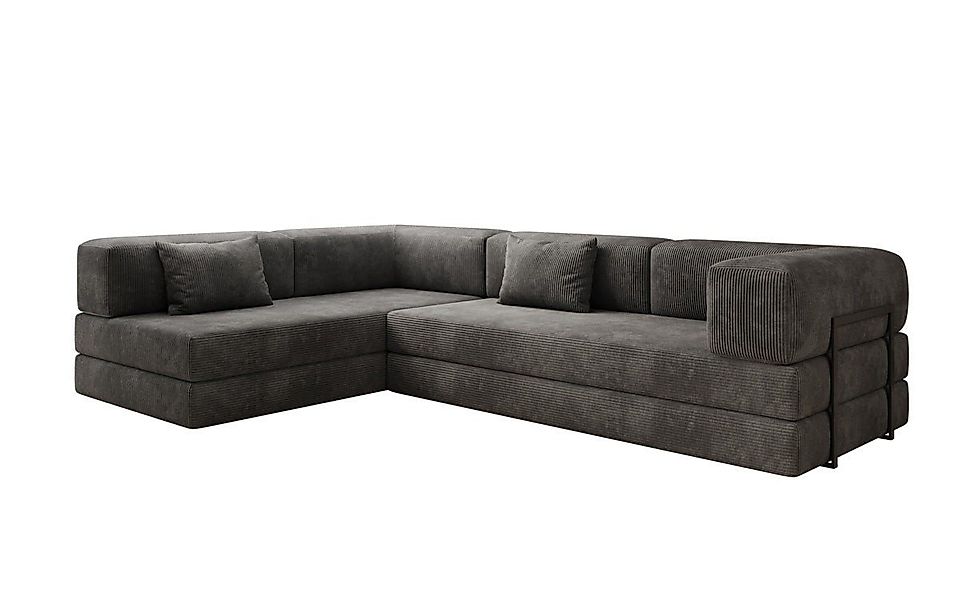 Luxusbetten24 Sofa Designer Sofa Lazy L, mit Aufklappfunktion und Cordbezug günstig online kaufen