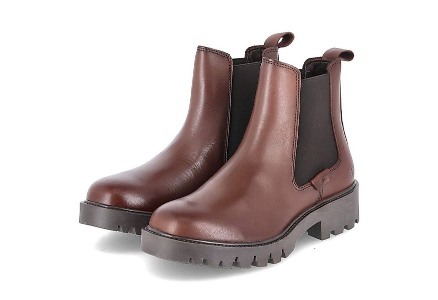 Tamaris Tamaris 1-25448-45/382 Damen Glattleder braun Schlupfstiefel günstig online kaufen