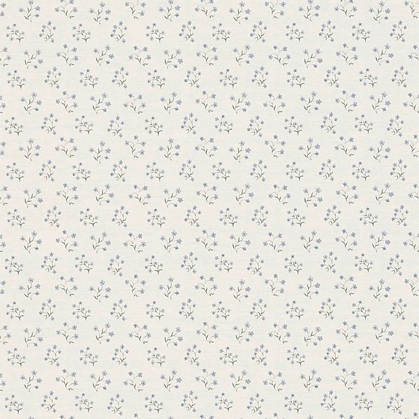 Bricoflor Blümchentapete Blau Weiß Landhaus Tapete mit Blumen Im Vintage St günstig online kaufen