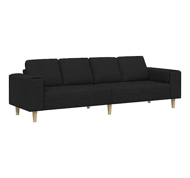 vidaXL Sofa Sofa Set Schwarz Stoff, 1 Teile günstig online kaufen
