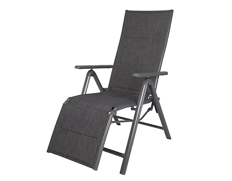 Florabest Gartenliege FLORABEST Relaxsessel Aluminium Anthrazit Hochlehner günstig online kaufen