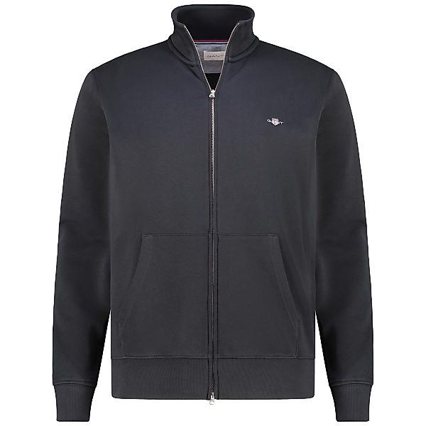 Gant Basic-Sweatjacke mit Stehkragen Farbe schwarz Größe: 5XL günstig online kaufen