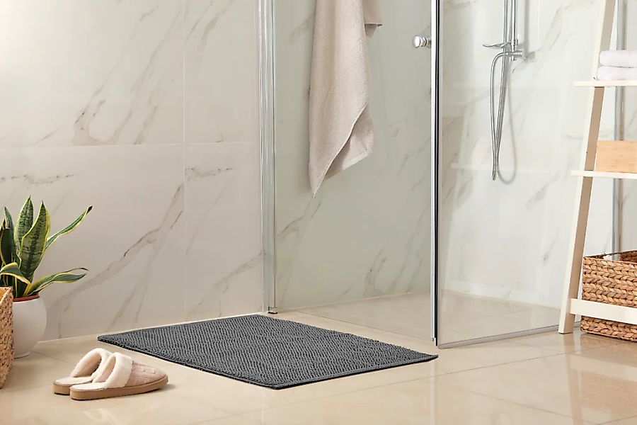 LUXOR living Badematte "Atlanta, 50x80 cm" Höhe 10 mm beidseitig nutzbar  f günstig online kaufen