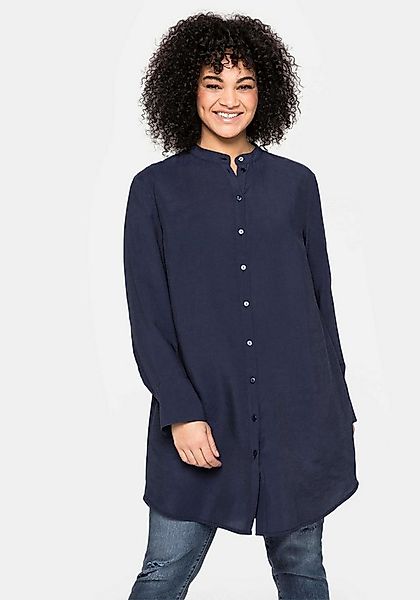 Sheego Klassische Bluse Longbluse Langarm günstig online kaufen