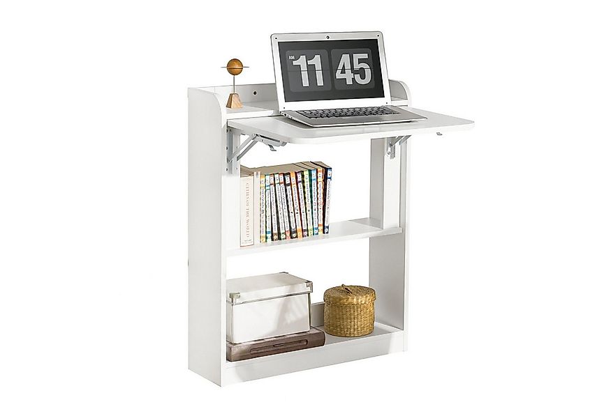 SoBuy Regal-Schreibtisch DE-FWT92, Klappbarer Schreibtisch, Bürotisch Wandt günstig online kaufen