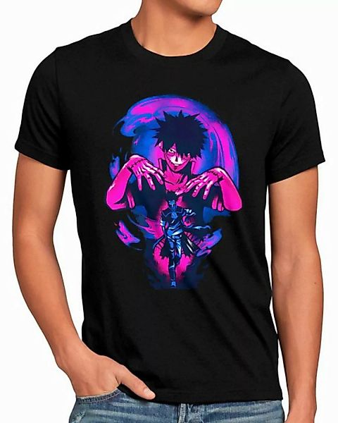 style3 T-Shirt Blue Dabi anime manga my hero academia cosplay günstig online kaufen