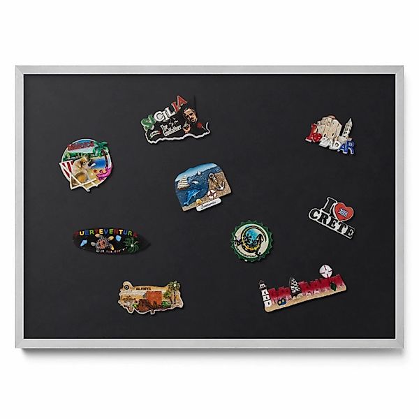 Tulup Magnettafel Wanddekoration Magnettafel bedruckt Farbe Schwarz 70x50 c günstig online kaufen