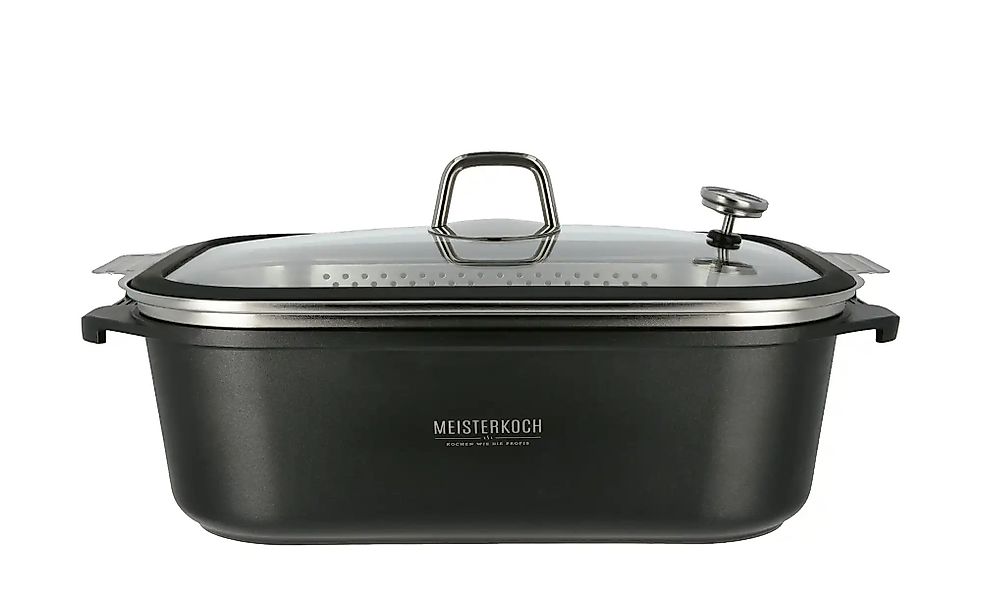 Meisterkoch Aluguss-Bräter  3-teilig  GUSTUS ¦ schwarz ¦ Aluminium-Guss,Ede günstig online kaufen