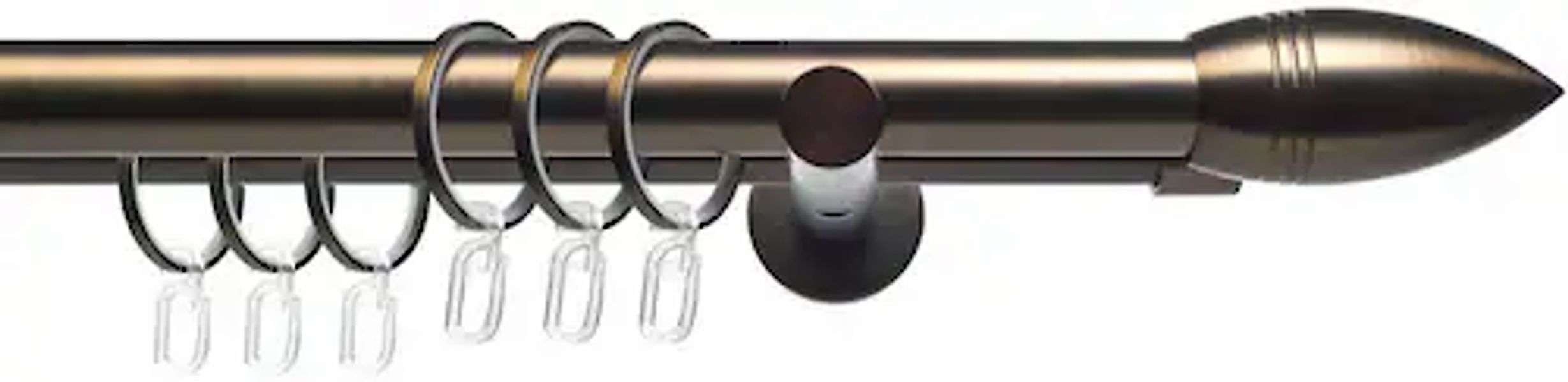 Liedeco Gardinenstange »CELBULLE01SG2L« Ø 25 mm 2 läufig-läufig Fixmaß 2-lä günstig online kaufen