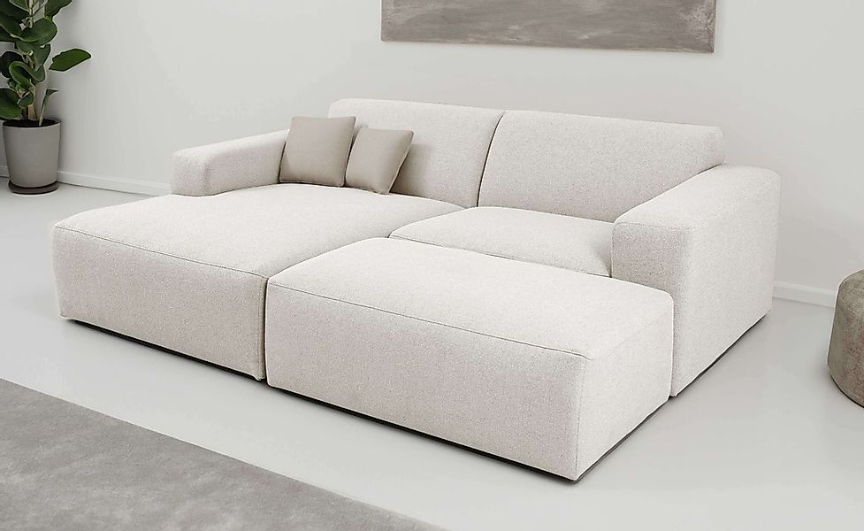INOSIGN Ecksofa "Koa,228cm, L-Form, Modulsofa, Webstoff, Cord", Designsofa, günstig online kaufen