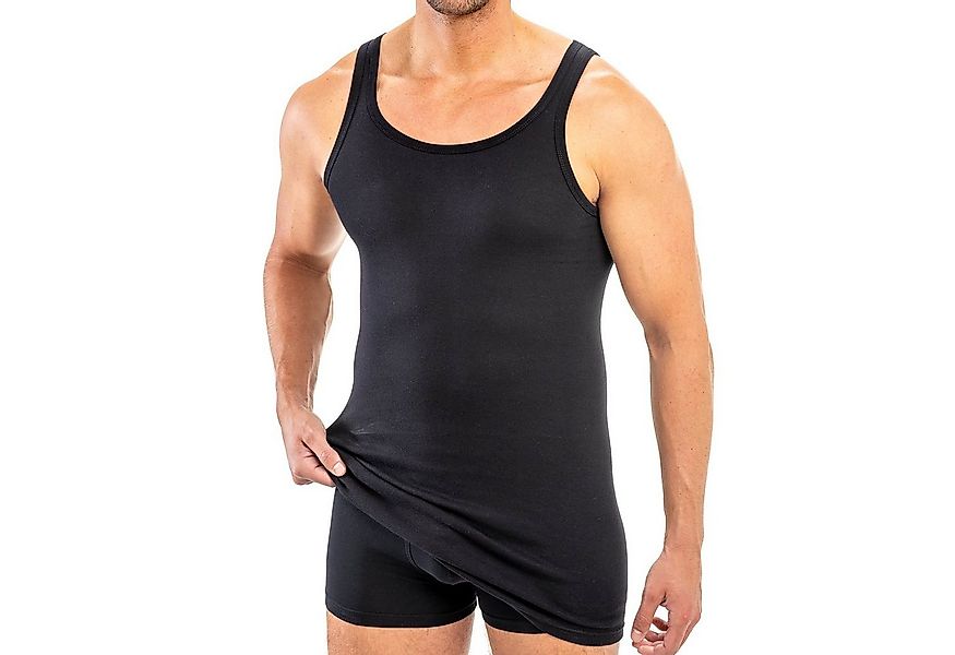 HERMKO Unterhemd 3007 extralanges Herren Unterhemd (10 cm) Achselhemd aus B günstig online kaufen