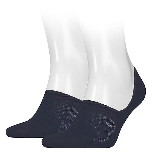 Calvin Klein Footie High Cut Socken 2 Paare EU 43-46 Navy günstig online kaufen