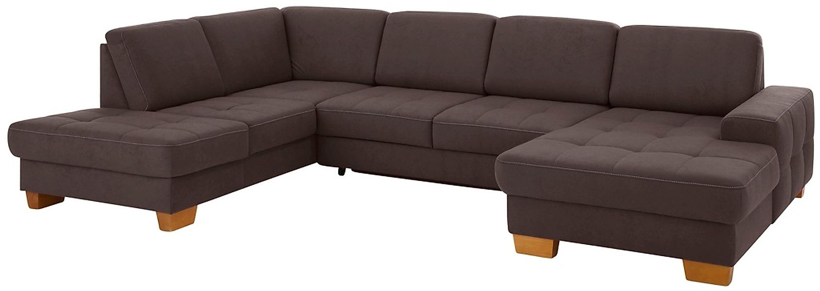 Home affaire Wohnlandschaft »Puccini U-Form« mit Federkern, Sitztiefenverst günstig online kaufen