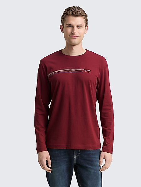 TOM TAILOR Langarmshirt T-Shirt Langarmshirt mit günstig online kaufen