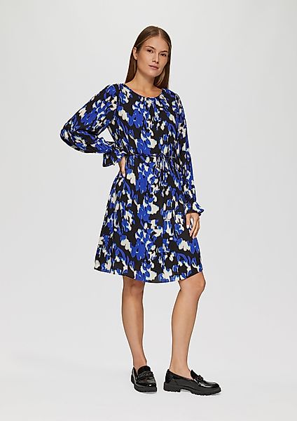 s.Oliver BLACK LABEL Minikleid Viskosekleid mit günstig online kaufen