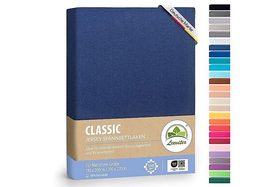 leevitex® Spannbettlaken Spannbettlaken Boxspringbett & Wasserbett Spannbet günstig online kaufen