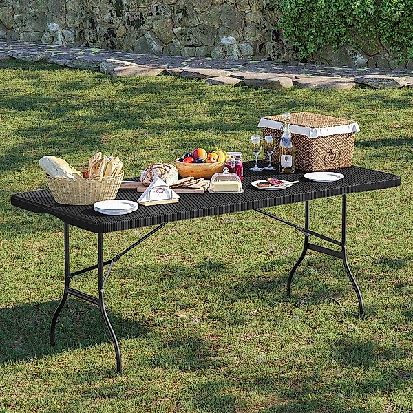 STEELSØN Campingtisch Zennar (Klapptisch in Rattanoptik), günstig online kaufen