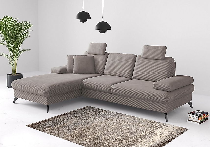 sit&more Ecksofa Morris Jubi, L-Form, inkl. Armteilfunktion und 1 Zierkisse günstig online kaufen