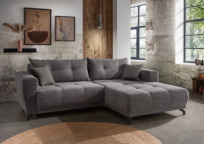 Myhomelando Ecksofa Cord Renegade L-Form, Elektrofunktion, günstig online kaufen