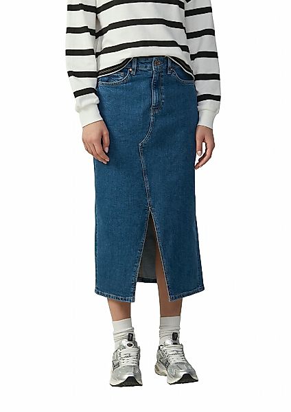 QS Jeansrock, mit Schlitz günstig online kaufen