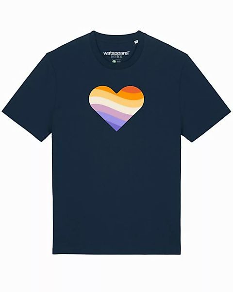 wat? Apparel Print-Shirt Rainbow Heart (1-tlg) günstig online kaufen