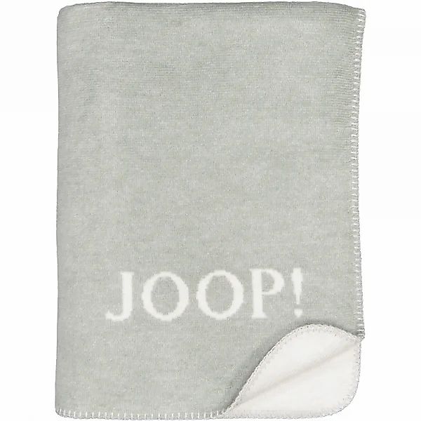 JOOP! Wohndecke Melange-Doubleface - Größe: 150x200 cm - Farbe: Jade-Natur günstig online kaufen