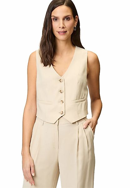 Zero Jackenblazer "zero Damen Weste mit Knopfleiste", Knopfleiste günstig online kaufen
