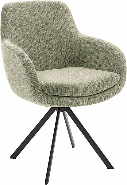 Musterring Esszimmerstuhl "Tavia", (Set), 2 St., Chenille, Stativgestell Ei günstig online kaufen