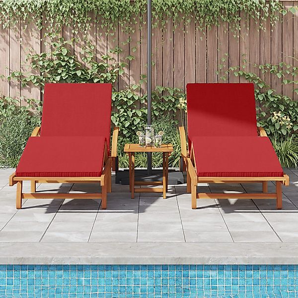vidaXL Gartenliege Sonnenliegen 2er Set mit günstig online kaufen