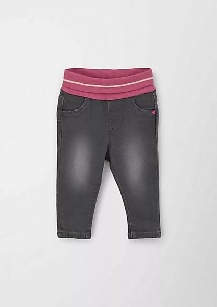 s.Oliver Stoffhose Jeans / Regular Fit / High Rise / Skinny Leg Waschung, S günstig online kaufen