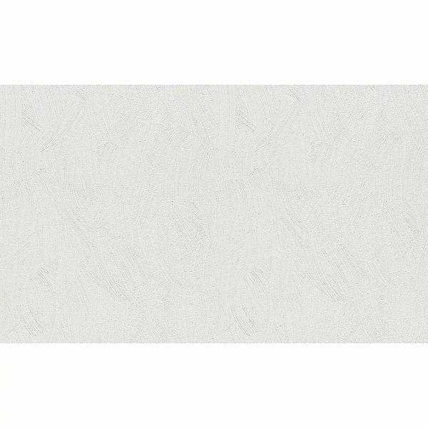 Rasch Vliestapete Wallton 169218 Putzstruktur Weiß 25 m x 1,06 m günstig online kaufen
