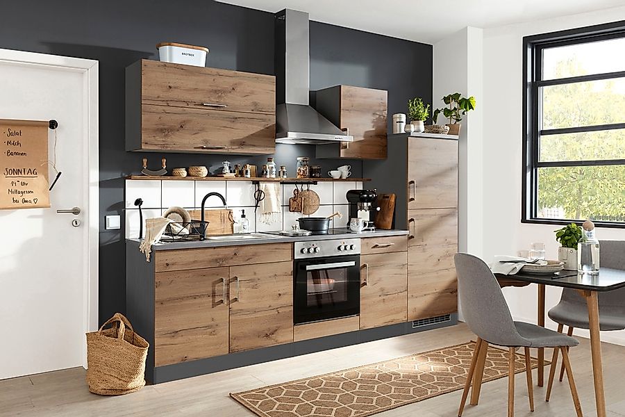 KOCHSTATION Küchenzeile »KS-Colmar«, ohne E-Geräte, Breite 270 cm günstig online kaufen