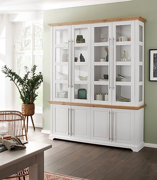 Home affaire Vitrine "Meliss", aus massiver Kiefer, FSC zertifiziert, Breit günstig online kaufen