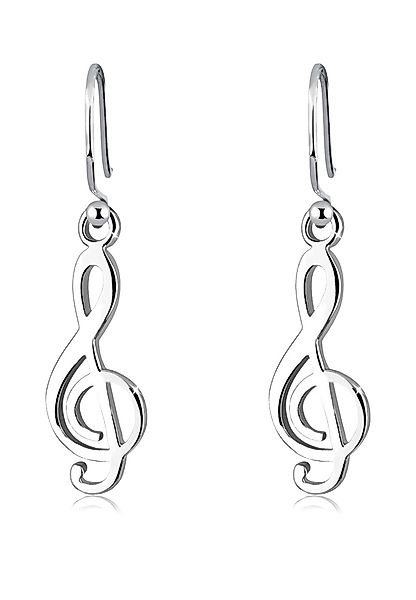 Elli Paar Ohrhänger Notenschlüssel Musik Melodie günstig online kaufen