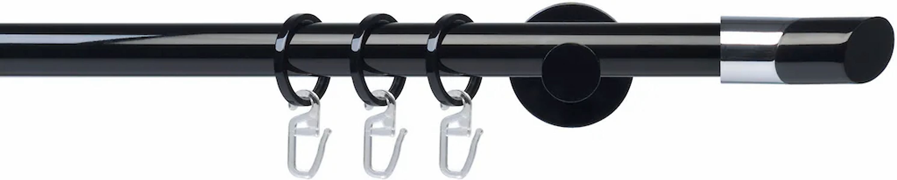 Liedeco Gardinenstange "Fertigstilgarnitur 20 mm Piano Gibraltar" Ø 2 mm 1 günstig online kaufen