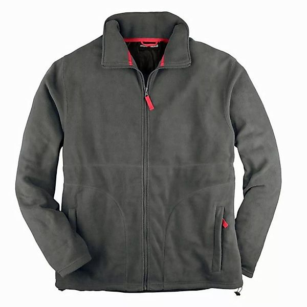 ABRAXAS Fleecejacke Große Größen Herren Fleecejacke grau Marc&Mark by Abrax günstig online kaufen