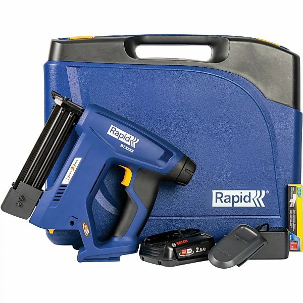 Rapid Akku-Tacker BTX553 18 V inkl. Akku und Ladegerät günstig online kaufen