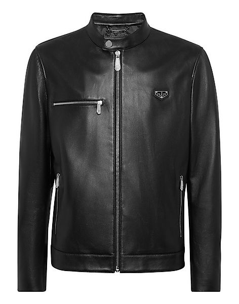 PHILIPP PLEIN Bikerjacke Leather Biker Jacket günstig online kaufen