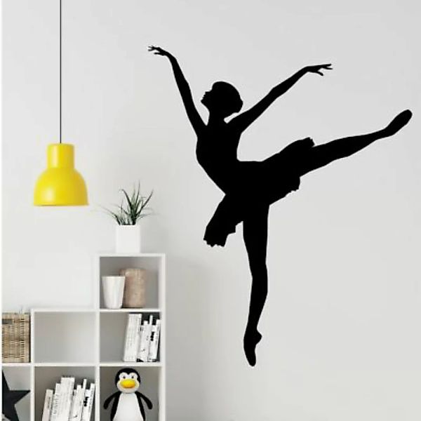 EmmiJules Wandtattoo Ballerina Tänzerin das Kinderzimmer schwarz Gr. 60 x 5 günstig online kaufen