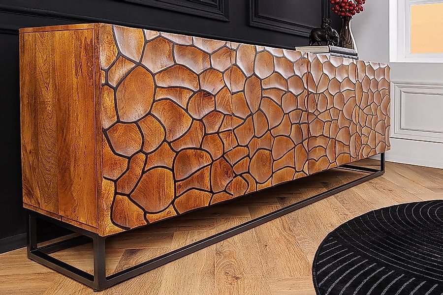 riess-ambiente Sideboard VULCANO 180cm braun / schwarz (Einzelartikel, 1 St günstig online kaufen