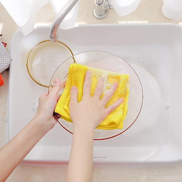 Coonoor Geschirrtuch 34 x 34 cm,Waffle Square Rag Geschirrhandtücher, (6-tl günstig online kaufen