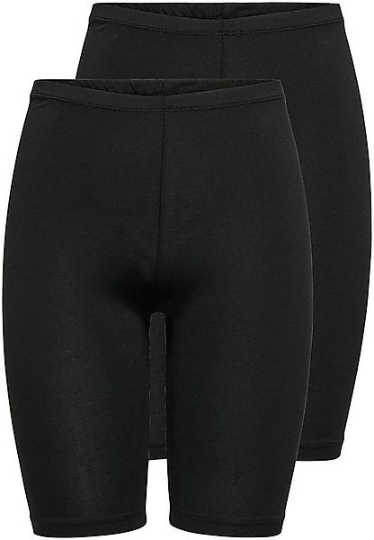 ONLY Radlerhose ONLLIVE – Radler im Doppelpack mit elastischem Rippbund (2e günstig online kaufen