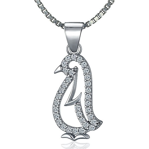 NAHLE Kette mit Anhänger Silberkette Pinguin Kette (2-tlg), 925 Silber günstig online kaufen