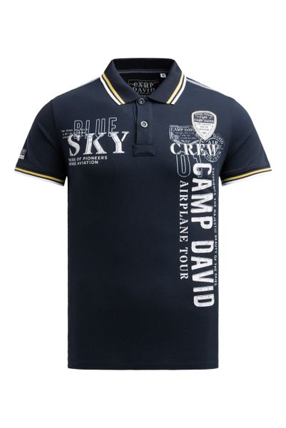 CAMP DAVID Poloshirt mit Seitenschlitze günstig online kaufen
